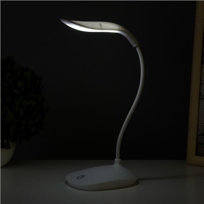 Лампа настольная "Фонарь" 1Вт 14 LED USB белый 13х10х42 см RISALUX