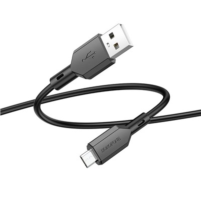 Кабель USB - micro USB Borofone BX70  100см 2,4A  (black)