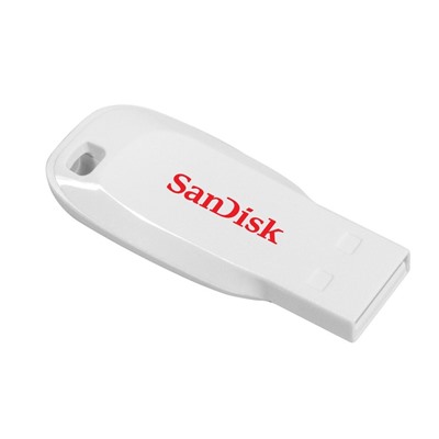 USB Flash накопитель белый SanDisk Cruzer BLADE 16Gb