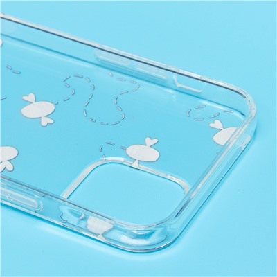 Чехол-накладка - SC236 для "Apple iPhone 12/iPhone 12 Pro" (002) (прозрачный)