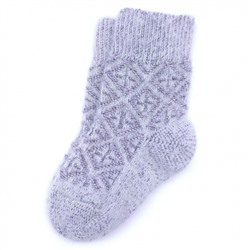 Детские шерстяные носки с орнаментом - 211.54