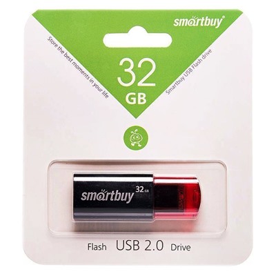 Флэш накопитель USB 32 Гб Smart Buy Click (black)