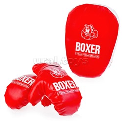 Боксерский набор №7 (лапа и перчатки)