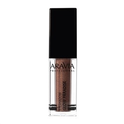 398666 ARAVIA Professional Aravia Professional Жидкие сияющие тени для век glow paradise, 5 мл – 04 golden brown