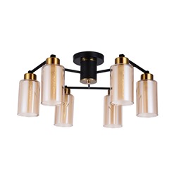 Потолочная люстра Arte Lamp LEO A7027PL-6BK