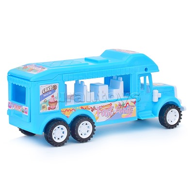 Набор кукол 828-6 с машиной "Ярмарка мороженого" с аксессуарами, в пакете