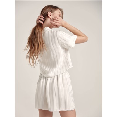 Блузка женская CONTE Укороченная домашняя блуза из вискозы MOONLIGHT LHW 1707