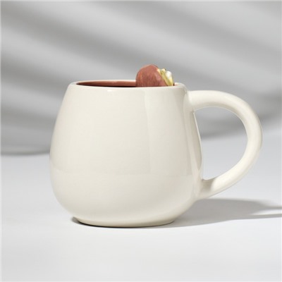 Кружка керамическая «Чай - лучшее начало дня», 300 мл, цвет белый