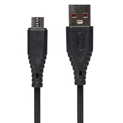 Кабель USB - micro USB SKYDOLPHIN S20V  100см 2,4A  (black)