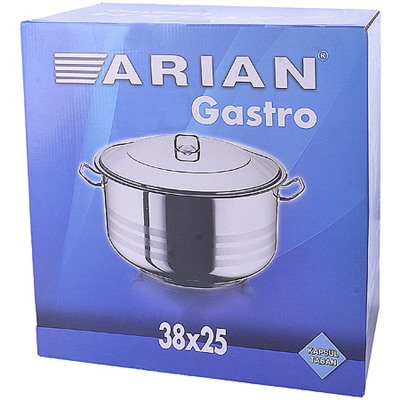 80429 Кастрюля 38х25 Arian Gastro 26,5л Турция(х2)