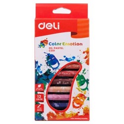Пастель масляная 12цв EC20100 "Color Emotion" (410936) Deli