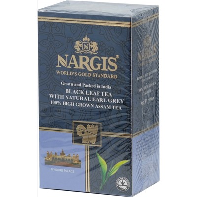 NARGIS. Earl Grey 100 гр. карт.пачка