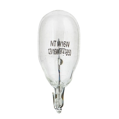 Лампа накаливания W16W T15, 12В, 16Вт, standart, W2.1x9.5d, 2шт/блистер (Original)