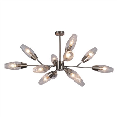 Светильник на штанге Escada 10165/12PL E14*60W Nickel