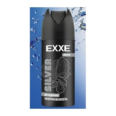 EXXE Дезодорант-Спрей мужской Silver 150 мл 3526