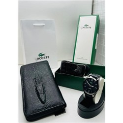 Подарочный набор для мужчины ремень, кошелек, часы + коробка #21247490
