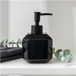 Дозатор для жидкого мыла «Артемида», 380 мл, цвет чёрный