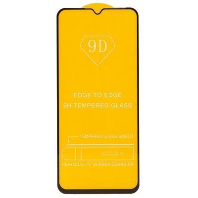 Защитное стекло Full Glue - 2,5D для "OPPO realme C25 Global/realme C25s Global" (тех.уп.) (20) (black)