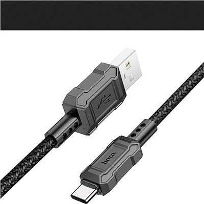 Кабель USB - Type-C Hoco X94 Leader  100см 3A  (black)