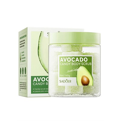 SADOER AVOCADO CANDY BODY SCRUB Скраб с экстрактом авокадо 140гр