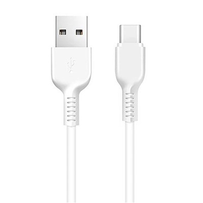 Кабель USB - Type-C Hoco X20 Exotic Radiance (повр. уп.)  100см 2,4A  (white)