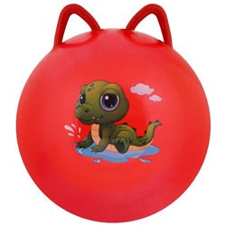 Мяч-прыгун с ушками ZABIAKA, d=45 см, 380 г, цвета МИКС