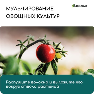 Кокосовое волокно, для мульчирования, 20 л, Greengo