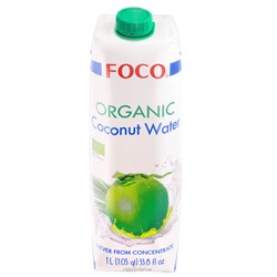 Органическая кокосовая вода Foco, Вьетнам, 1 л