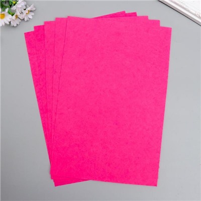 Фетр жесткий 1 мм "Тёплый розовый" набор 10 листов формат А4