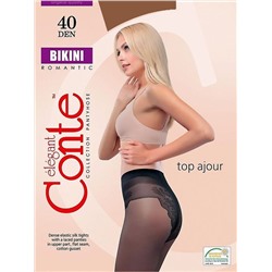 CON-Bikini 40/5 Колготки CONTE ажур трусики
