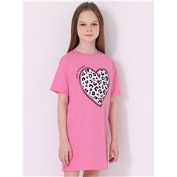 платье 1ДПК4283001; розовый268 / Принтованное сердце