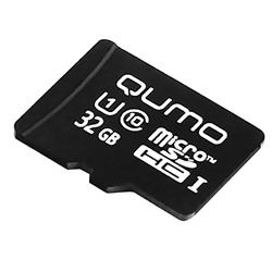 Карта флэш-памяти MicroSD 32 Гб Qumo без SD адаптера (class 10) UHS-1