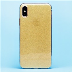 Чехол-накладка - Glamour для "Apple iPhone X/iPhone XS" (gold)