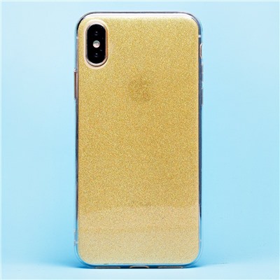 Чехол-накладка - Glamour для "Apple iPhone X/iPhone XS" (gold)