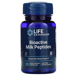 Life Extension, Биоактивные молочные пептиды, 30 вегетарианских капсул