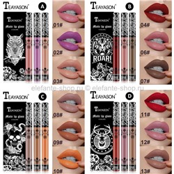 Набор из трех матовых помад для губ Teayason Matte Lip Gloss 3 Colors (106)