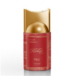 Дезодорант-спрей Prive BRIGHT ROUGE 555 Парфюмированный для мужчин и женщин, восточный цветочный аромат, 250 мл