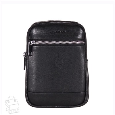 Сумка мужская кожаная 2023088-1BSH black Heanbag