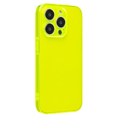 Чехол-накладка - SC344 для "Apple iPhone 15 Pro" (transparent/yellow) (232006)