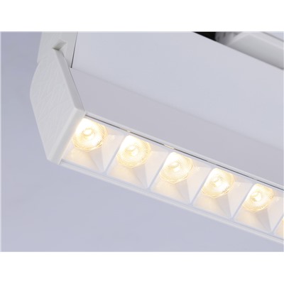 Светильник светодиодный трековый GL6815 WH белый LED 12W 3000K 24° 230*22*87