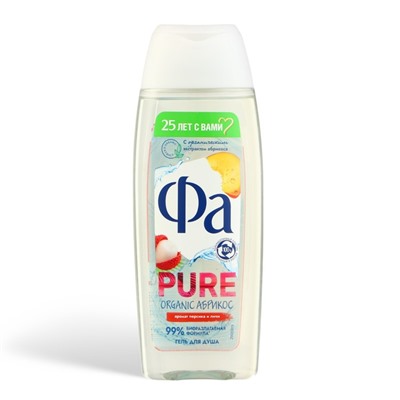 Гель для душа Fa Pure Freshness "Абрикос", 250 мл