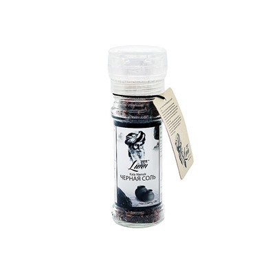 Lunn Kala Namak Black Salt flacon/ Кала Намак Черная Соль в стеклянном флаконе