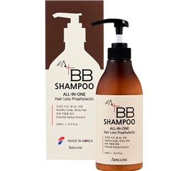 Шампунь BB против выпадения волос Adelline с биотином [500 мл]