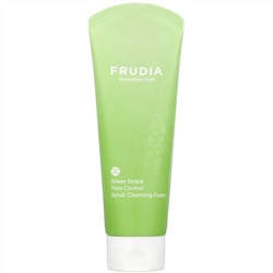 Frudia, Green Grape, Pore Control Scrub Cleansing Foam, 145 ml