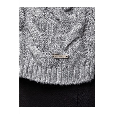 Удлиненный свитер тонкой вязки с шерстью ВИЛАТТЕ #1027700