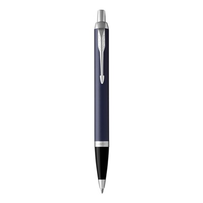 Ручка шариковая Parker IM Core Matte Blue CT M, корпус из латуни синий матовый/ хром, синие чернила