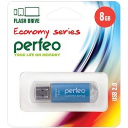 USB-флеш-накопитель PERFEO  8GB E01 Blue economy series Perfeo
