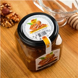Мёд Алтайский натуральный цветочный, с грецким орехом, 330 г