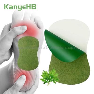 Полынный пластырь для ног KanyeHB Foot Detox Pads 12 шт (106)