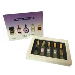 Подарочный парфюмерный набор Premium Travel Set унисекс 5 в 1